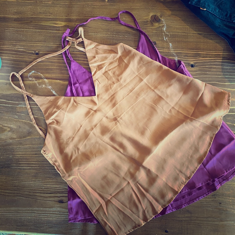 Low Back Summer Tank Tops Thin Strap Backless Top